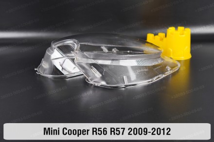 Стекло на фару Mini Cooper Hatch Cabrio R56 R57 (2009-2012) II поколение рестайл. . фото 5