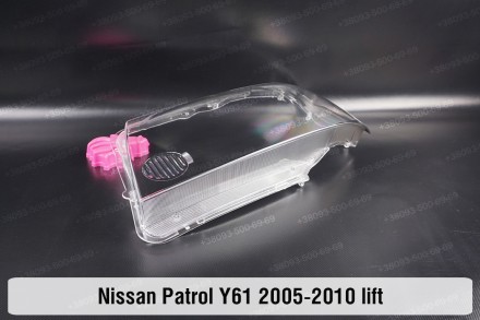 Стекло на фару Nissan Patrol Y61 (2004-2010) V поколение 2 рестайлинг левое.В на. . фото 9