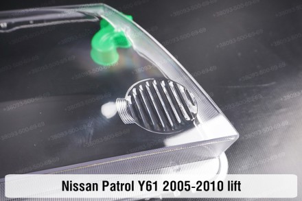 Стекло на фару Nissan Patrol Y61 (2004-2010) V поколение 2 рестайлинг правое.В н. . фото 4