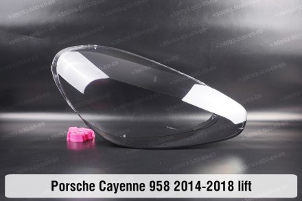 Стекло на фару Porsche Cayenne 958 (2014-2018) II поколение рестайлинг правое.В . . фото 2