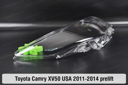 Стекло на фару Toyota Camry XV50 USA (2011-2014) VII поколение дорестайлинг прав. . фото 7