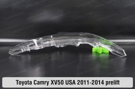 Стекло на фару Toyota Camry XV50 USA (2011-2014) VII поколение дорестайлинг прав. . фото 10