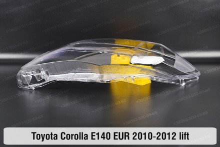 Скло на фару Toyota Corolla E140 E150 EUR (2010-2013) X покоління рестайлінг лів. . фото 5
