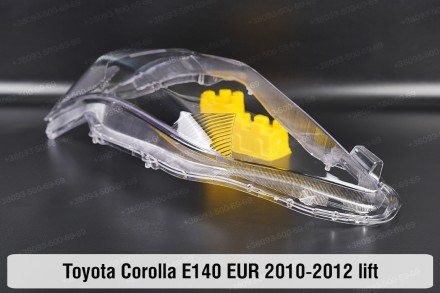 Стекло на фару Toyota Corolla E140 E150 EUR (2010-2013) X поколение рестайлинг л. . фото 4
