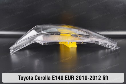 Стекло на фару Toyota Corolla E140 E150 EUR (2010-2013) X поколение рестайлинг л. . фото 8