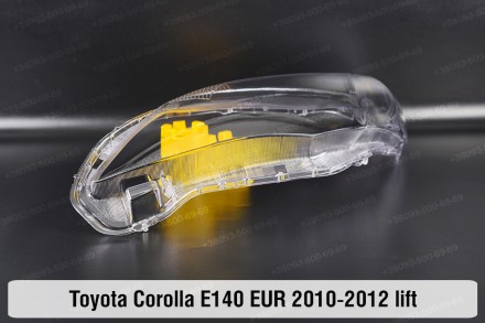 Скло на фару Toyota Corolla E140 E150 EUR (2010-2013) X покоління рестайлінг лів. . фото 7