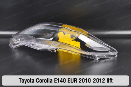 Скло на фару Toyota Corolla E140 E150 EUR (2010-2013) X покоління рестайлінг лів. . фото 9