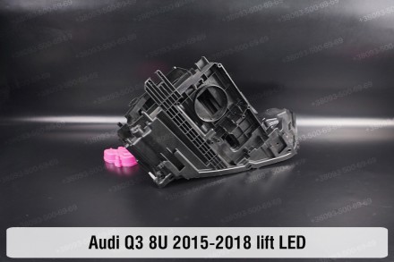 Новый корпус фары Audi Q3 8U LED (2014-2019) I поколение рестайлинг левый.
В нал. . фото 3