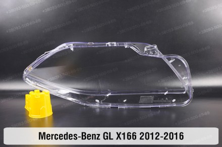 Скло на фару Mercedes-Benz GL-Class X166 (2012-2016) дорестайлінг ліве.У наявнос. . фото 3