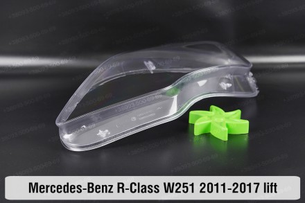 Стекло на фару Mercedes-Benz R-Class W251 (2010-2017) рестайлинг левое.В наличии. . фото 4