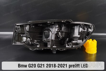 Новый корпус фары BMW 3 G20 G21 LED (2018-2022) VII поколение дорестайлинг левый. . фото 1