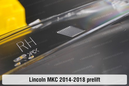 Скло на фару Lincoln MKC (2013-2018) I покоління дорестайлінг праве.У наявності . . фото 6