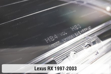Стекло на фару Lexus RX XU10 RX300 RX330 RX350 RX400 (1998-2003) I поколение пра. . фото 6