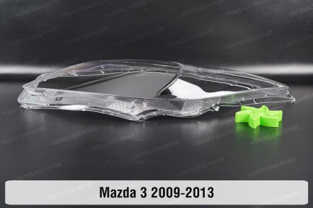Стекло на фару Mazda 3 BL (2008-2013) II поколение левое.В наличии стекла фар дл. . фото 9