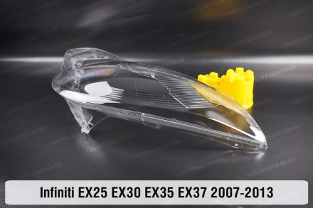 Скло на фару Infiniti EX25 EX30 EX35 EX37 J50 (2007-2013) I покоління ліве.У ная. . фото 6