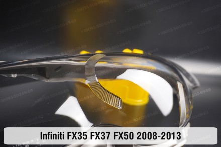 Стекло на фару Infiniti FX35 FX37 FX50 S51 (2008-2013) II поколение левое.В нали. . фото 7