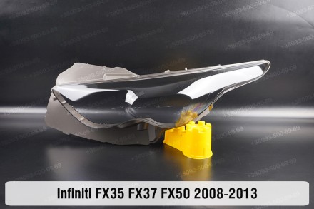 Стекло на фару Infiniti FX35 FX37 FX50 S51 (2008-2013) II поколение левое.В нали. . фото 2