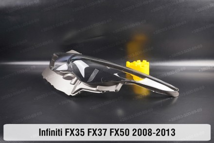 Стекло на фару Infiniti FX35 FX37 FX50 S51 (2008-2013) II поколение левое.В нали. . фото 8