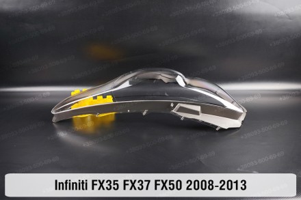Стекло на фару Infiniti FX35 FX37 FX50 S51 (2008-2013) II поколение левое.В нали. . фото 3