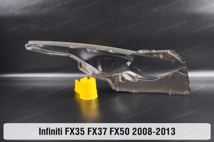 Стекло на фару Infiniti FX35 FX37 FX50 S51 (2008-2013) II поколение левое.В нали. . фото 5