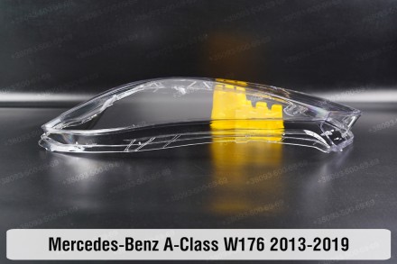 Стекло на фару Mercedes-Benz A-Class W176 (2012-2015) III поколение дорестайлинг. . фото 6