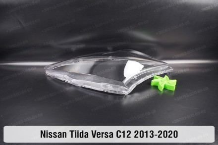 Стекло на фару Nissan Tiida Versa C12 (2013-2020) II поколение левое.В наличии с. . фото 6