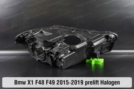 Новый корпус фары BMW X1 F48 F49 Halogen (2015-2019) II поколение дорестайлинг л. . фото 7