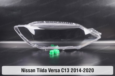 Стекло на фару Nissan Tiida Versa C13 (2014-2020) III поколение правое.В наличии. . фото 2