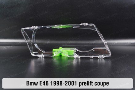 Стекло на фару BMW 3 E46 Coupe (1998-2003) IV поколение дорестайлинг левое.
В на. . фото 3