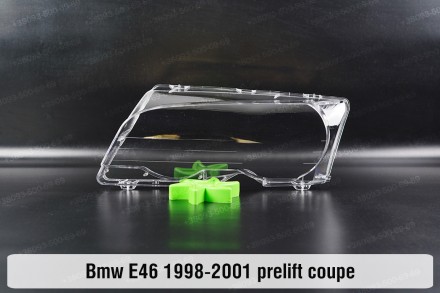 Стекло на фару BMW 3 E46 Coupe (1998-2003) IV поколение дорестайлинг левое.
В на. . фото 2