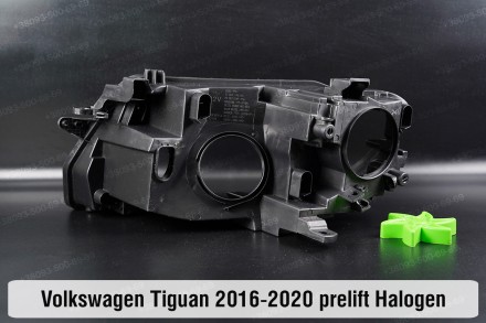 Новый корпус фары VW Volkswagen Tiguan Halogen (2016-2020) II поколение дорестай. . фото 4