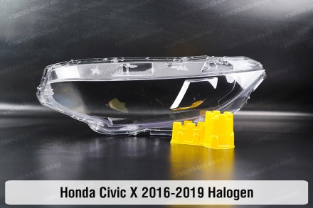 Скло на фару Honda Civic Halogen (2015-2019) X покоління ліве.
У наявності скло . . фото 2