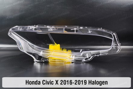 Стекло на фару Honda Civic Halogen (2015-2019) X поколение левое.
В наличии стек. . фото 3