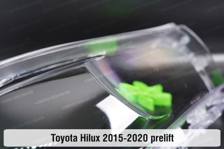 Стекло на фару Toyota Hilux Xenon LED (2015-2020) VIII поколение дорестайлинг ре. . фото 7