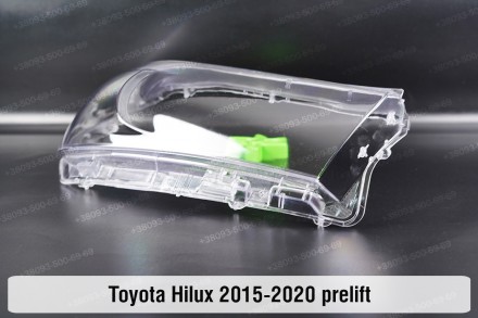Стекло на фару Toyota Hilux Xenon LED (2015-2020) VIII поколение дорестайлинг ре. . фото 8
