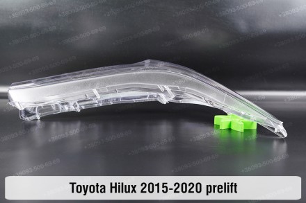 Стекло на фару Toyota Hilux Xenon LED (2015-2020) VIII поколение дорестайлинг ре. . фото 10