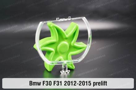 Кільце світловод фари BMW 3 F30 F31 Xenon (2011-2015) дорестайлінг велике зовніш. . фото 4