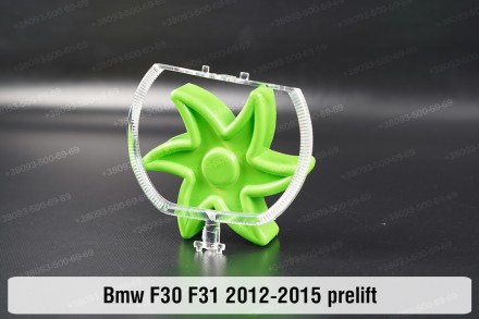 Кольцо световод фары BMW 3 F30 F31 Xenon (2011-2015) дорестайлинг большое внешне. . фото 3