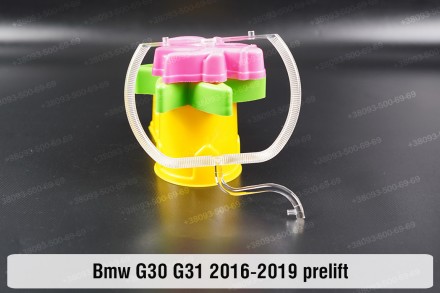 Кольцо световод фары BMW 5 G30 G31 Full LED (2016-2020) дорестайлинг большое вне. . фото 5