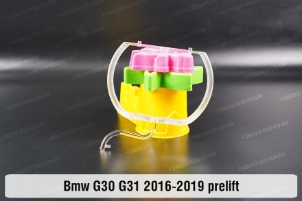 Кольцо световод фары BMW 5 G30 G31 Full LED (2016-2020) дорестайлинг большое вне. . фото 6