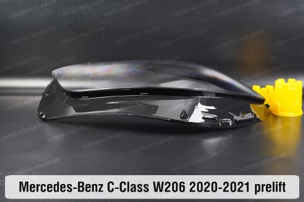 Стекло на фару Mercedes-Benz C-Class W206 (2021-2024) дорестайлинг левое.
В нали. . фото 7