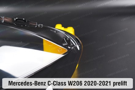 Стекло на фару Mercedes-Benz C-Class W206 (2021-2024) дорестайлинг левое.
В нали. . фото 5