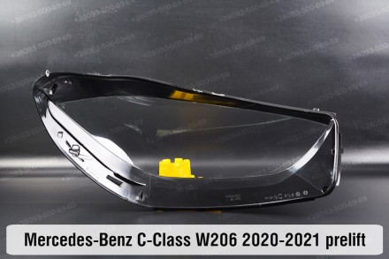 Стекло на фару Mercedes-Benz C-Class W206 (2021-2024) дорестайлинг левое.
В нали. . фото 3
