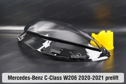 Стекло на фару Mercedes-Benz C-Class W206 (2021-2024) дорестайлинг левое.
В нали. . фото 8