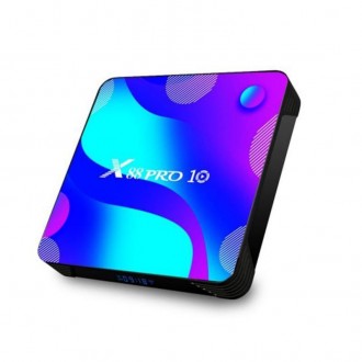 Описание Смарт ТВ приставка X88 Pro 10 4/32GB Android 10 X88 Pro 10 – одна из лу. . фото 3