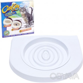 Туалет для кошек для приучения к унитазу Citi Kitty Original TV-20 . Количество
. . фото 1