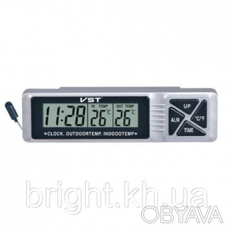 
LCD-дисплей с будильником, календарем, секундомером, таймером, датчик внутренне. . фото 1