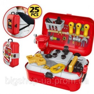 Портативный рюкзак Toy tool toy
Игровой набор с инструментами станет весьма поле. . фото 2