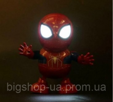 Описание Интерактивная танцующая игрушка Человек паук Dance Hero Spyder man Крас. . фото 3