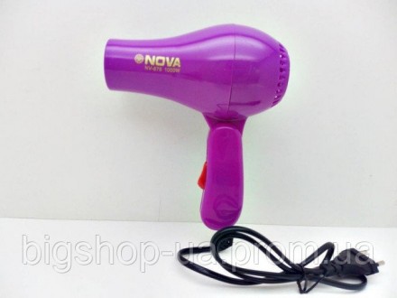 Фен для волос дорожный Nova 1000W со складной ручкой
Дорожный мини фен Nova NV 8. . фото 9